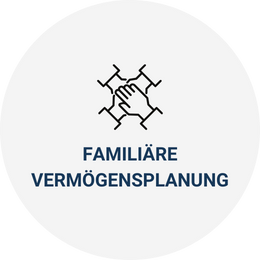 Grafik mit Text für Familiäre Vermögensplanung